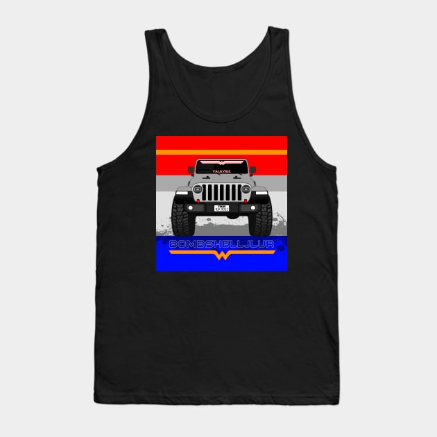 Wonderwoman Jeep Tank Top by sojeepgirl